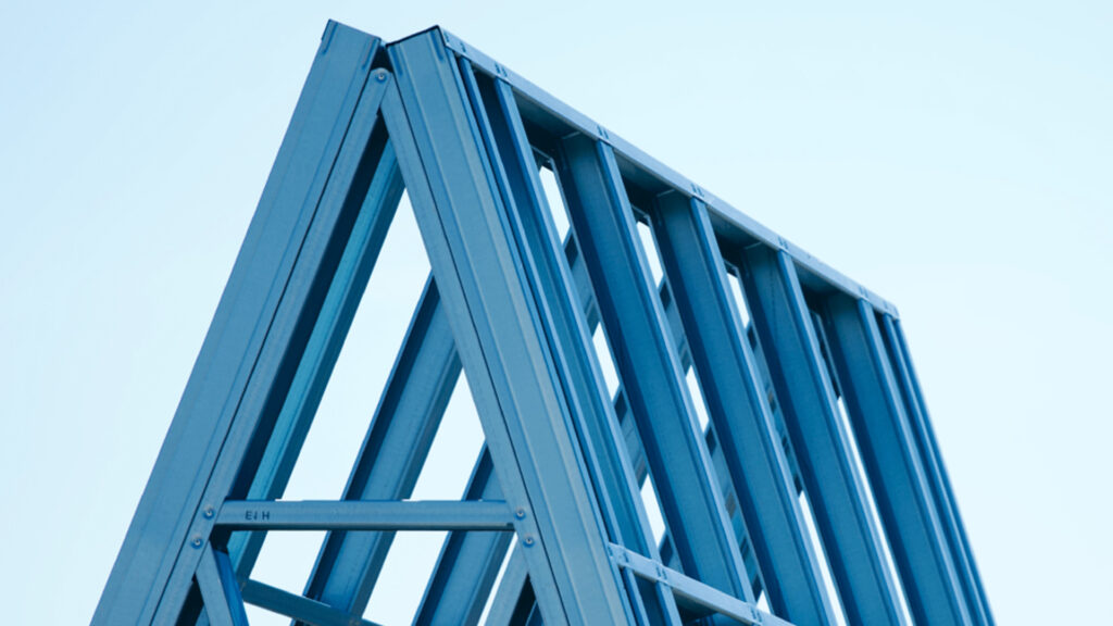 What are essential design considerations when planning A frame steel structures